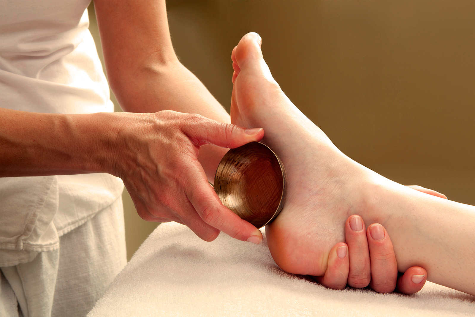 Ayurvedische Kaash Fussmassage